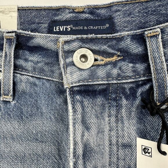 Levi's Cheeky Shorts 30 Women High Rise Cotton Floral Embroidered Frayed Button - Picture 4 of 12